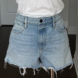 Alexander Wang Bite Logo denim shorts